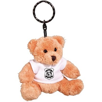 new design plush keychain teddy, hot plush keychain bear