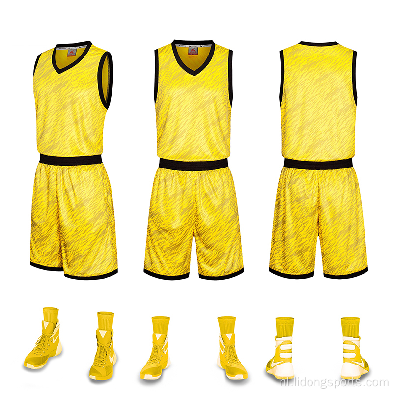 Basketball jersey jeugd beste basketbal uniform ontwerp