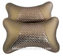 Golden brown car seat neck pillow /car pillow