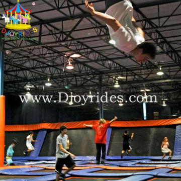 Safe Modern Indoor Trampoline Most Amusement Trampoline Park