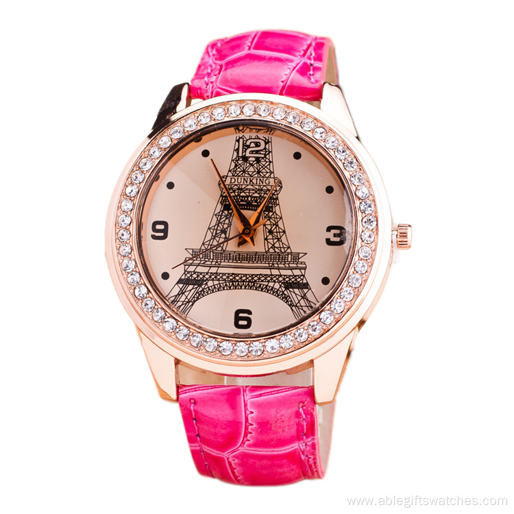 Eiffel Towe Rhinestone Watch