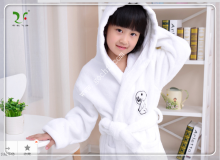 hooded terry bathrobe for kids
