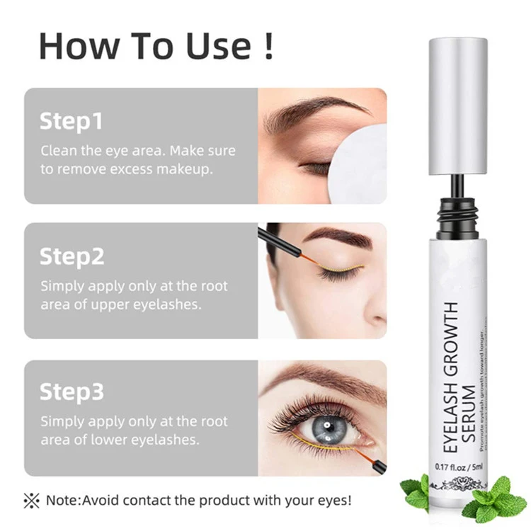 OEM Natural Super Beauty Eyelash Growth Serum & Eyebrow Enhancer