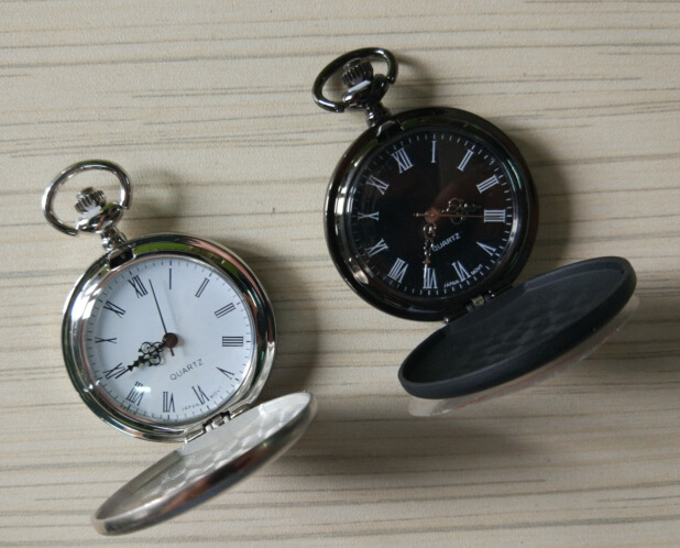 China factory wholesale High Quality Matte Black blank Pocket Watch with cheap price