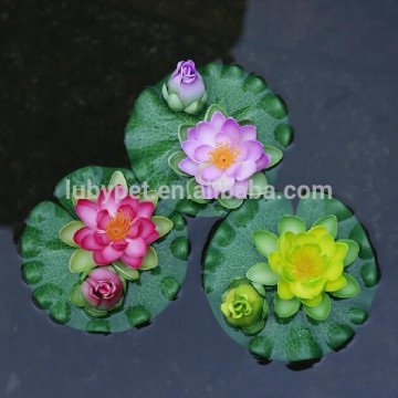 Pond Decoration Pond Floating Lotus with Bud for Water Pond Garden