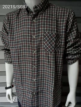 Mini Checks Fashion Design Men's Plaid Shirts