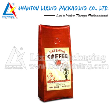 LIXING PACKAGING moisture resistant coffee packaging bag with valve wholesale packaging bag