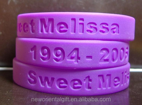 Custom Various High Quality Promotional Silicone Wristbands With Good Price