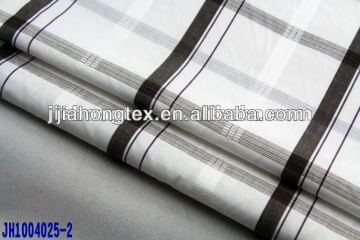 Large check jaquard fabric