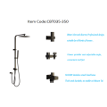 총 금속 표면 샤워 란 세트
