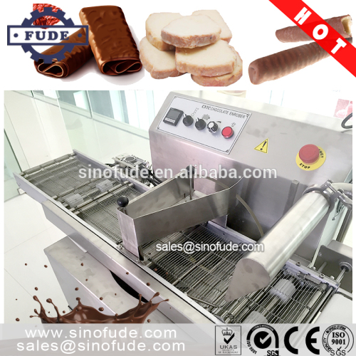 Homemade chocolate molding machine with chocolate enrobing