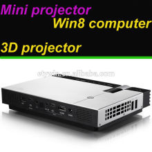 Projector built-in Win8 system computer full hd 3d led projector with 300 inch projector screen, mini projector