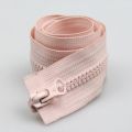 Hot sale 11inch long plastic zipper for jersey