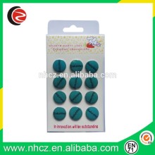 Plastic colorful push pin hook