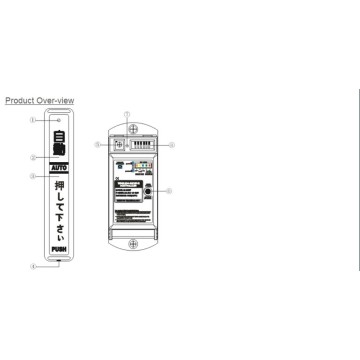 Automatic Sliding Door Wireless Touch Switch