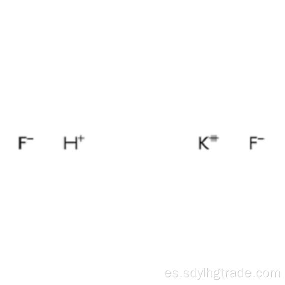 estructura electrónica de fluoruro de potasio