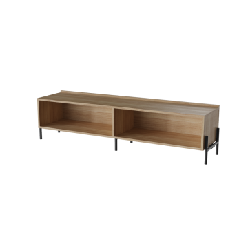 TV console wood metal KD design levia