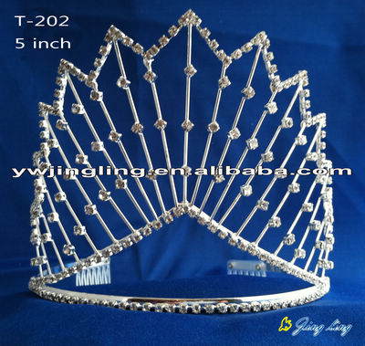 8 Inch Fashion Crystal Crowns