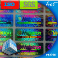 Label di ologrammi personalizzati di sicurezza 3D