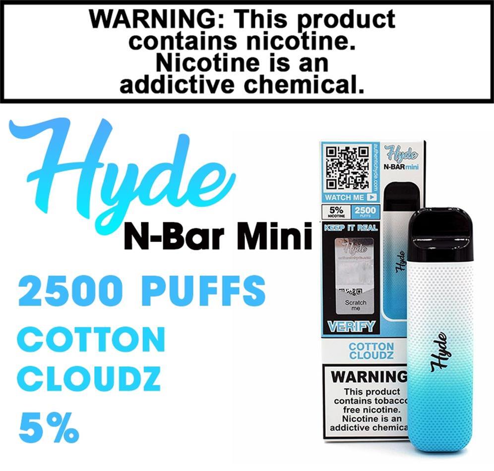 OEM Hyde N-Bar Mini 2500 Puffs Ondayable Vape