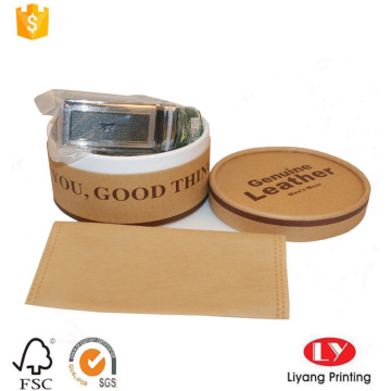 Round kraft paper belt storage cardboard box