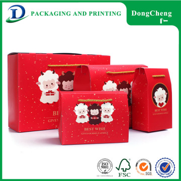 Multiple shape custom black baby cosmetic wipes box christmas trees