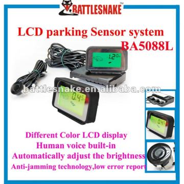 Human voice LCD display car reversing aid