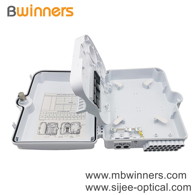 Fiber Distribution Box Junction Box Plc Ftth 24 Core Fiber Optic Distribution Box