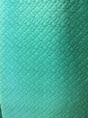 Jacquard Quilt Solid prismatic design Fabric