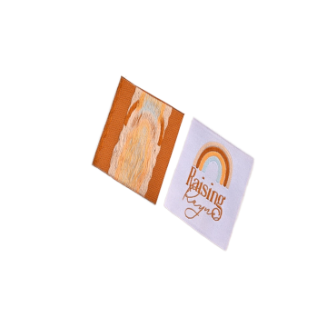 Sustainable Woven Cotton Apparel Labels for Clothing, Bags, and Shoes