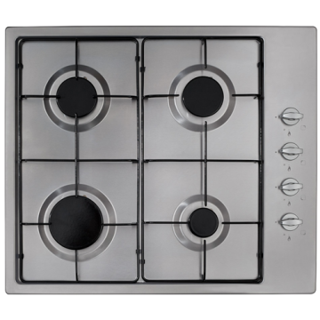 Piani cottura a gas CDA Cucina in acciaio inox da 60 cm