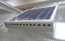 Full solar controlled greenhouse small solar powered fans