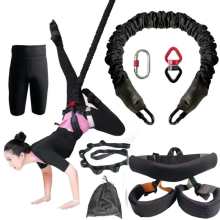 Jumping Safety: Indoor Bungee Cord Fitness Kit & Suspension Yoga Bungee Cords Set