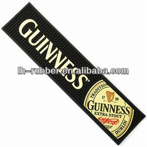 Deluxe Bar Mat , Logo PVC Bar Mat