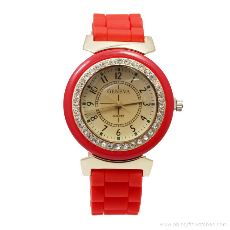 Popular Market Cheap Quartz Geneva Ladies Waterproof Watch