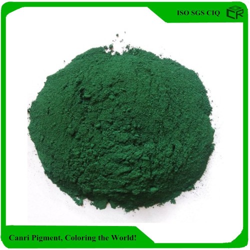 Colour pigment iron oxide green powder
