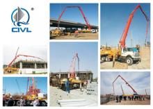 Sinotruk 6x4 39m Mounted Howo Concrete Pump Truck