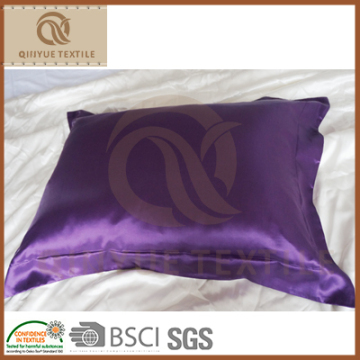 Microfiber home silk pillow case, polyester silk pillow case