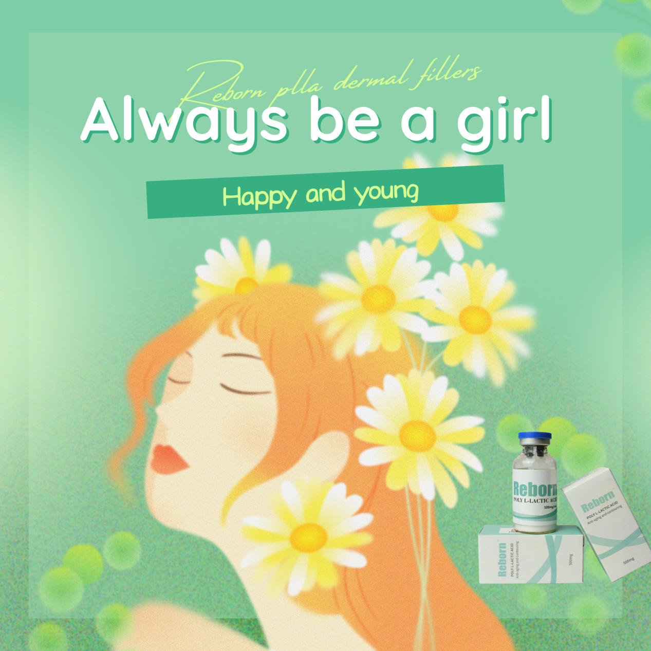 always be a girl happy and young