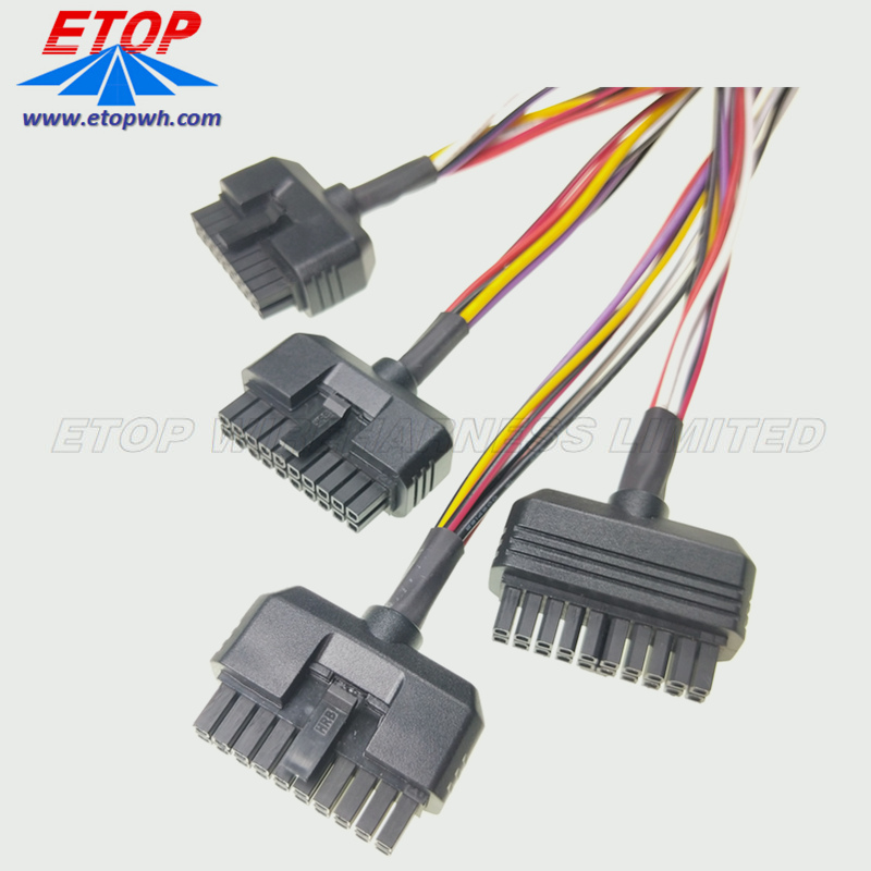 connecteurs micro-fit surmoulés overmolded micro-fit connectors