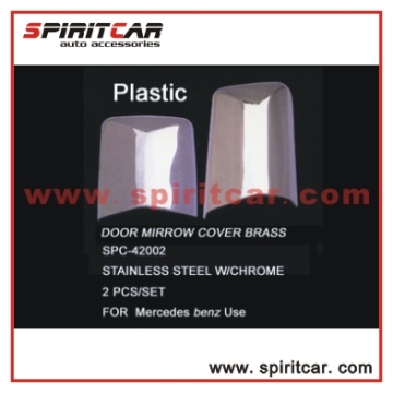 Door mirror cover brass