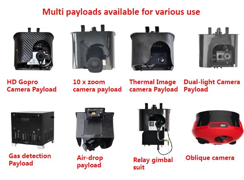 Industrial Uav Drone System for Long Surveillance
