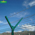 PVC coated and Galvanized high security airport fence