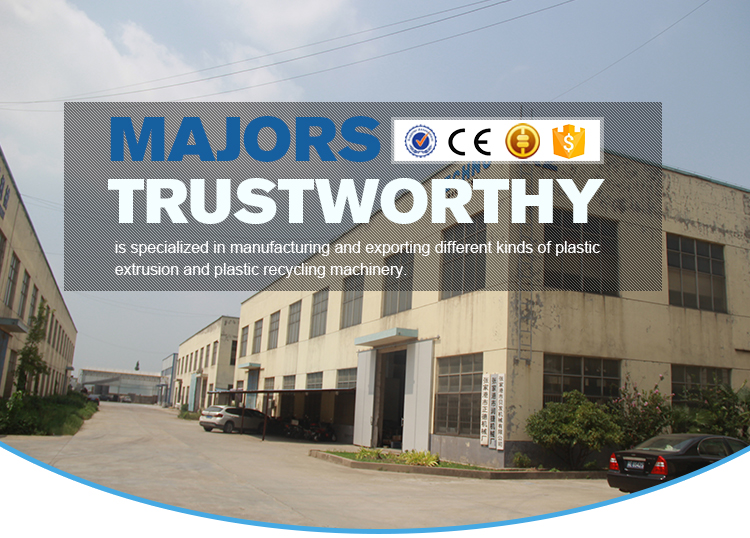 High Efficiency PE PP Compacting/Agglomerating & Plastic Pelletizing Line