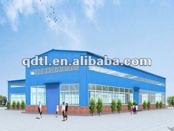 Heavy duty design Steel structure workshop/warehouse/building