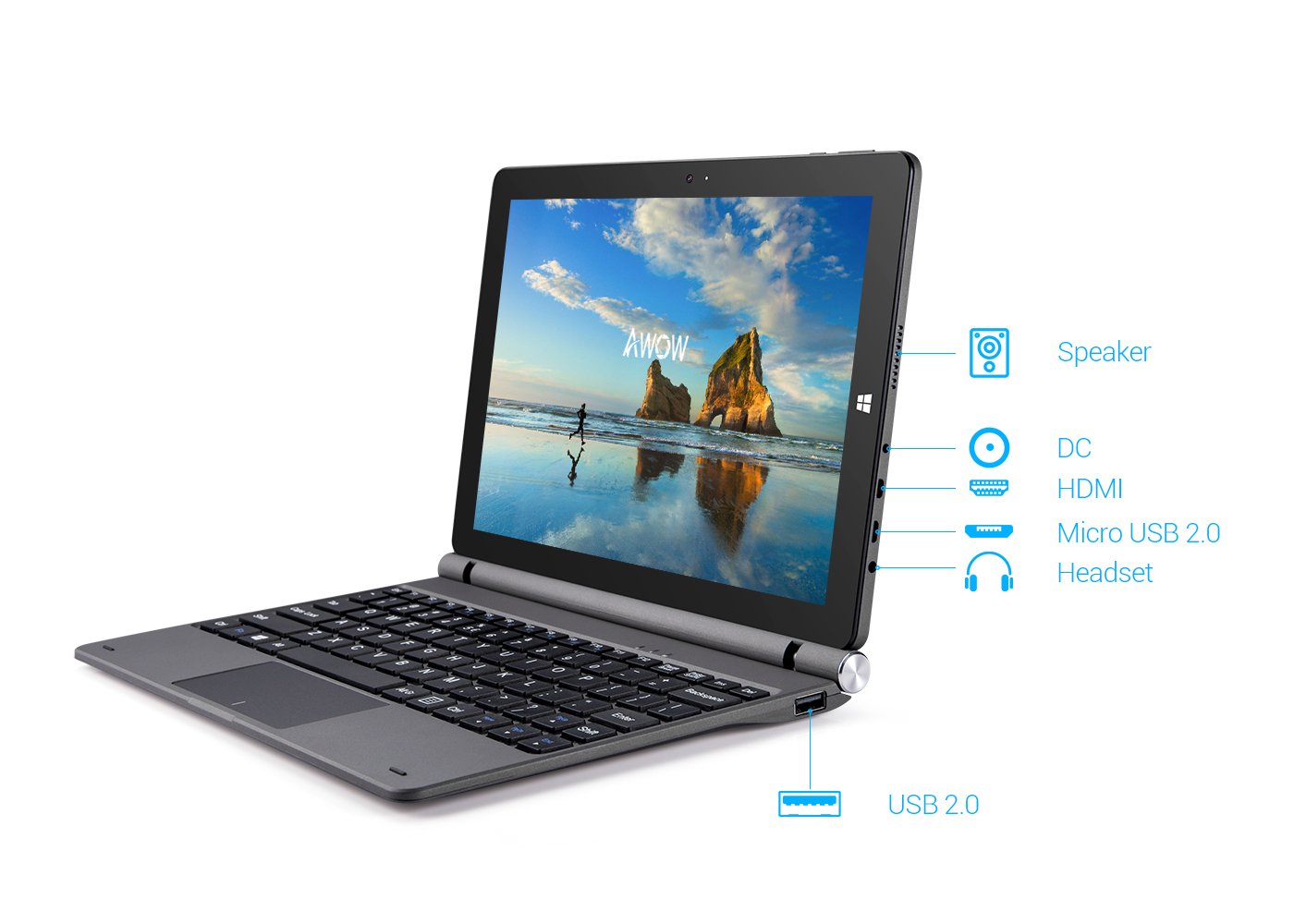 Industrial 10.1 inch windows 4GB/64Gb  tablet pc