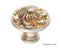 2016 fleur rond boutons de meubles anciens accessoires Zinc coffret