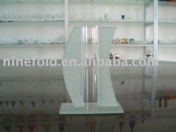 vase ( clear glass vase , craft vase )