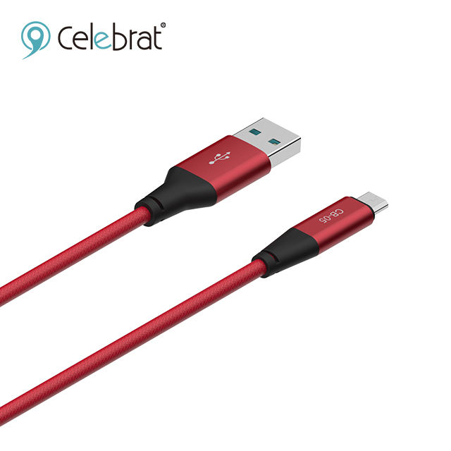 Nylon dikepang CB-05 tipe C USB kabel cepat pengisian mikro kabel USB berwarna-warni kabel USB untuk iphone