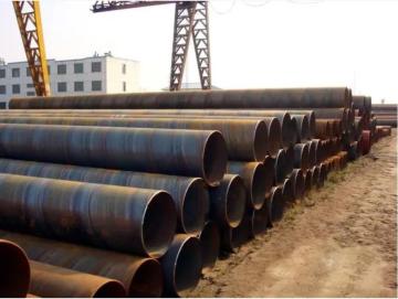 suppot custom machining sprial steel pipe